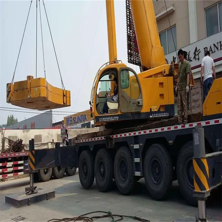 殷都当地吊车出租|机器吊装|75吨|工厂搬迁服务